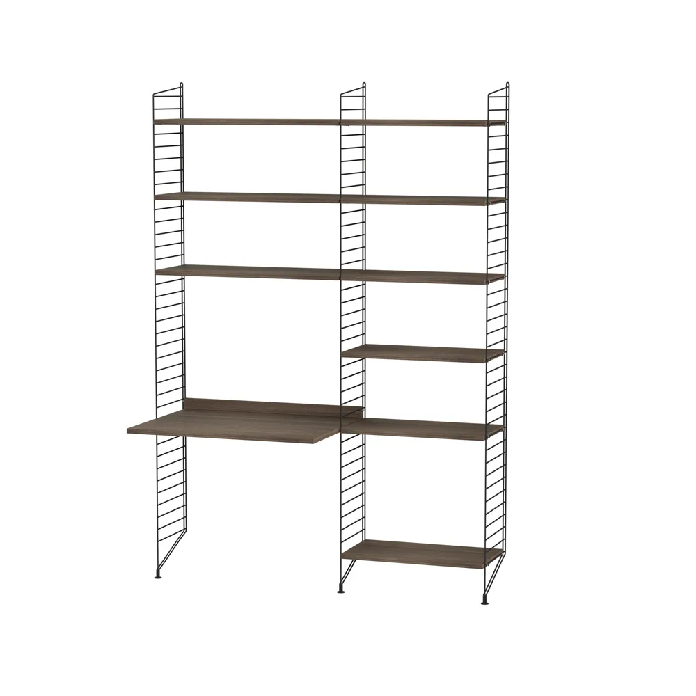 String children's room walnut & black - Combination D String