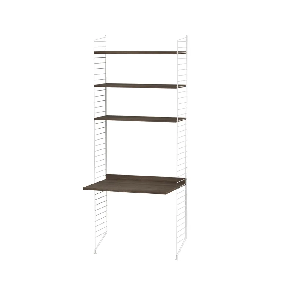 String children's room walnut & white - Combination C String