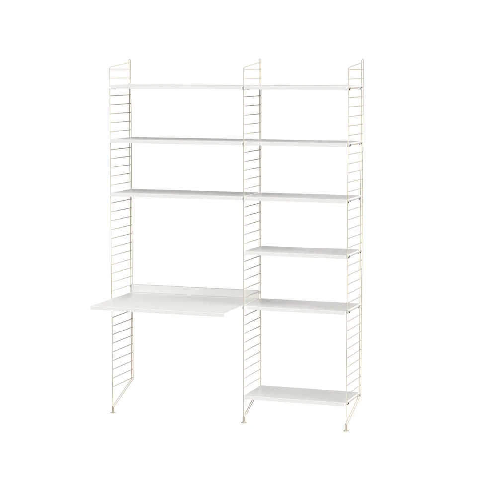 String children's room white & beige - Combination D,  String