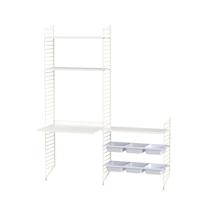 String children's room white & beige - Combination E - String