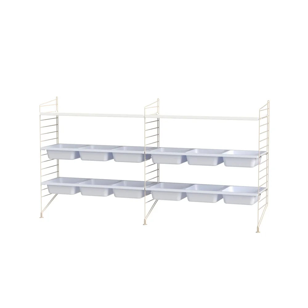 String children's room white & beige - Combination F String