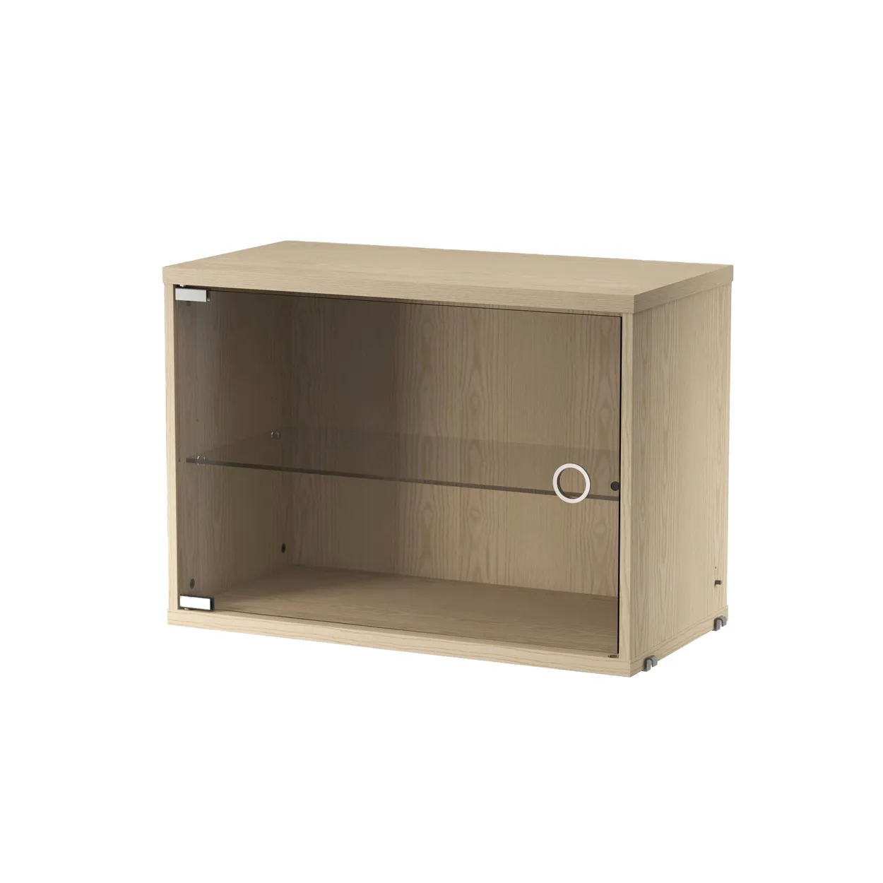String display cabinet 58 cm Ash | Scandinavian Design | Display & glass cabinets | Beige