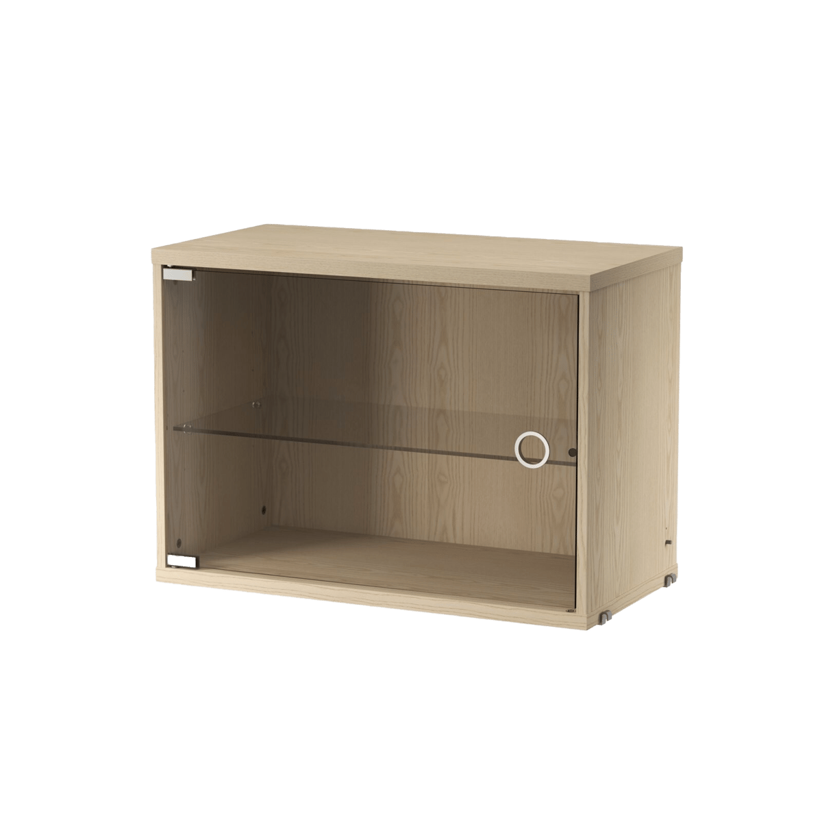 String display cabinet 58 cm Ash | Scandinavian Design | Display & glass cabinets | Beige