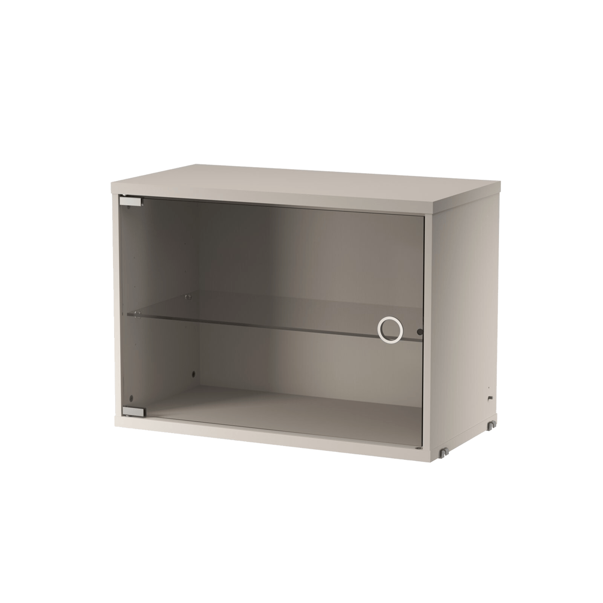 String display cabinet 58 cm Beige | Scandinavian Design | Display & glass cabinets | Beige