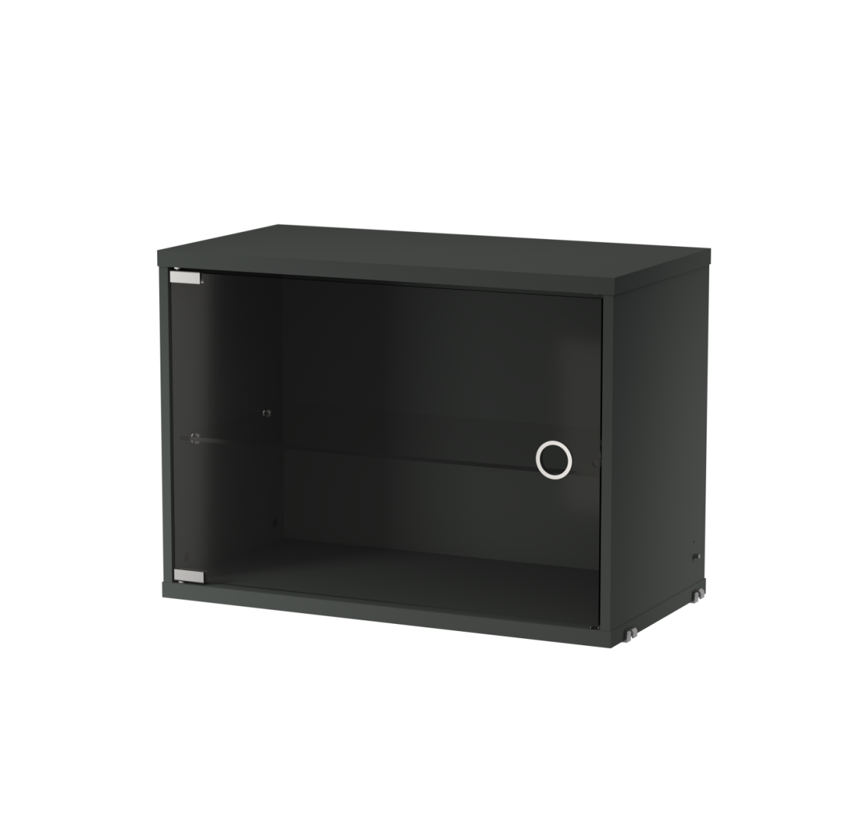 String display cabinet 58 cm Dark grey | Scandinavian Design | Display & glass cabinets | Grey