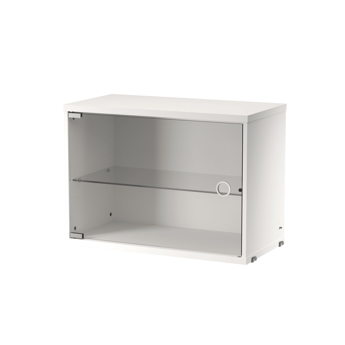 String display cabinet 58 cm White | Scandinavian Design | Display & glass cabinets | White
