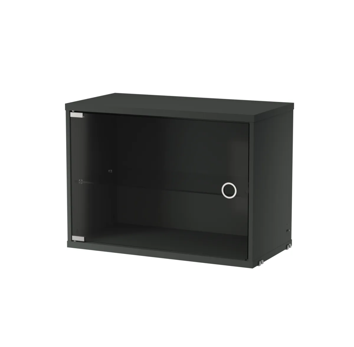 String display cabinet, Dark grey, 58x30 cm String