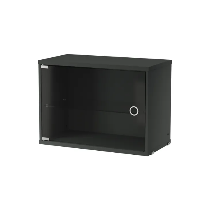 String display cabinet - Dark grey, 58x30 cm - String