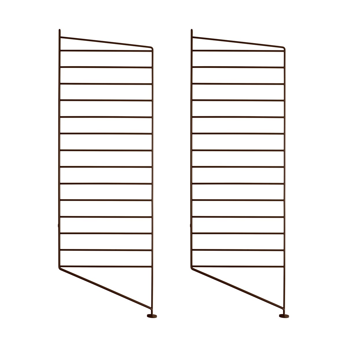 String floor panels Brown, 85x30 cm, 2-pack | Scandinavian Design | Shelves & shelving systems | Brown