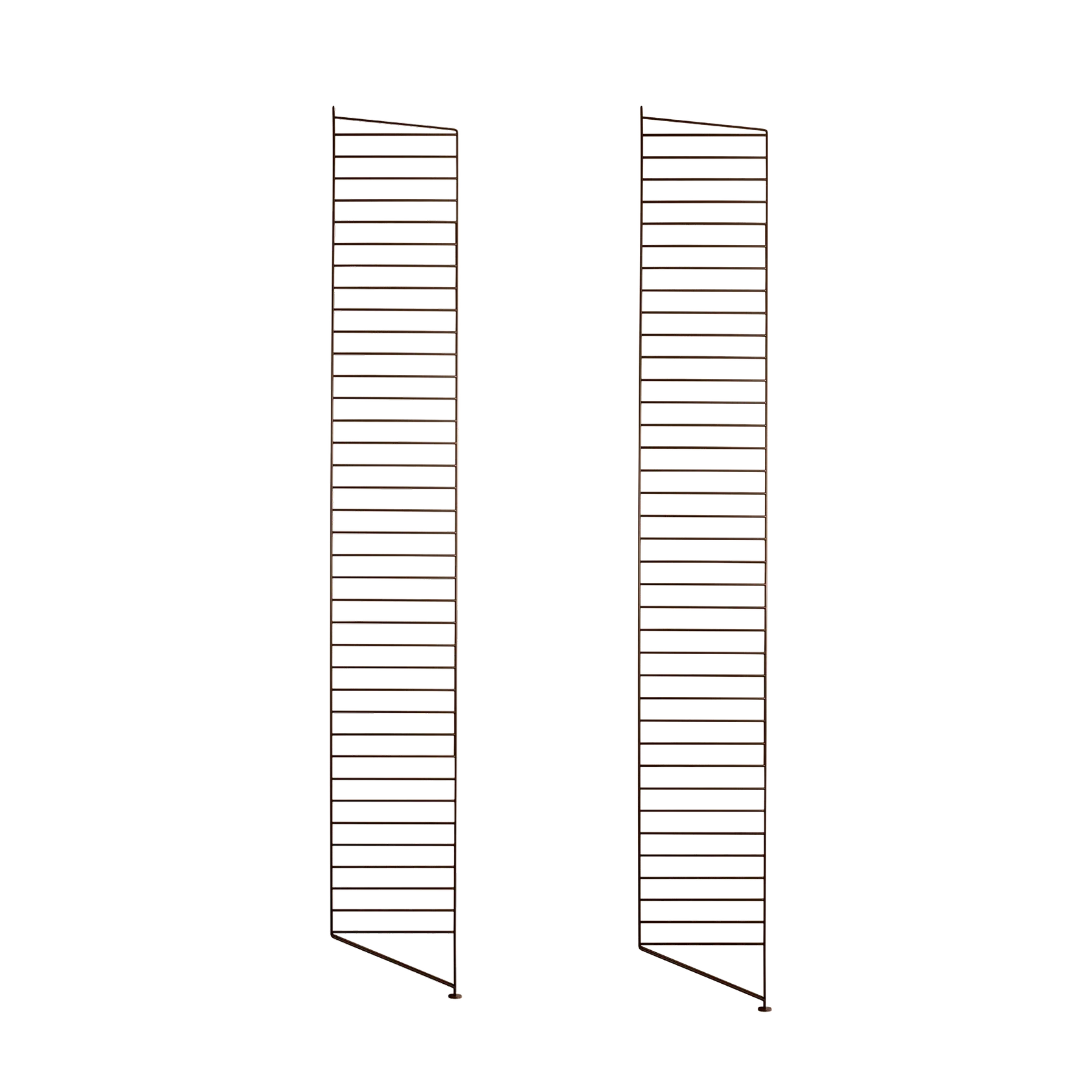 String floor panels, Brown, 85x30 cm, 2-pack String