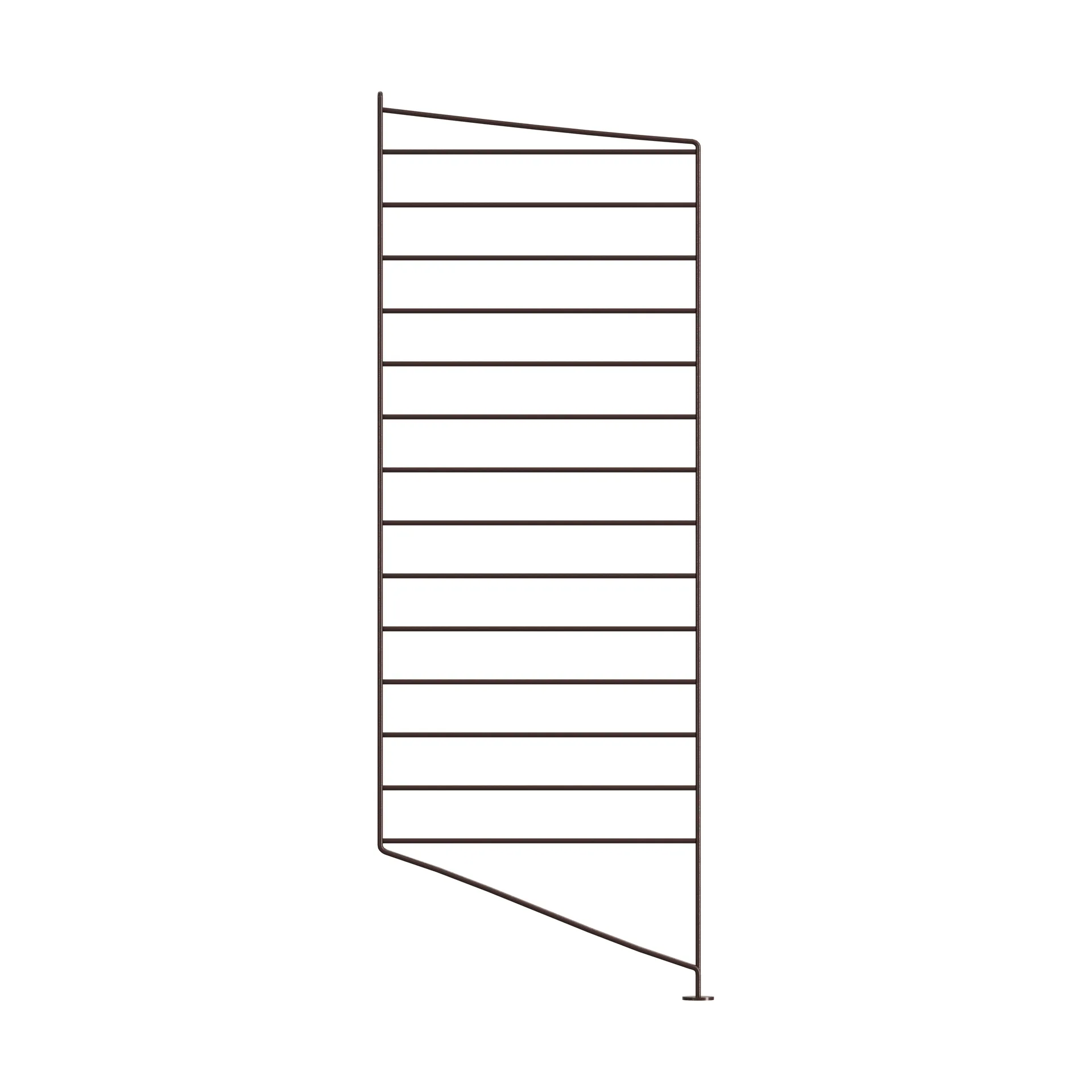 String floor panels, Dark brown, 85x30 cm, 1-pack String