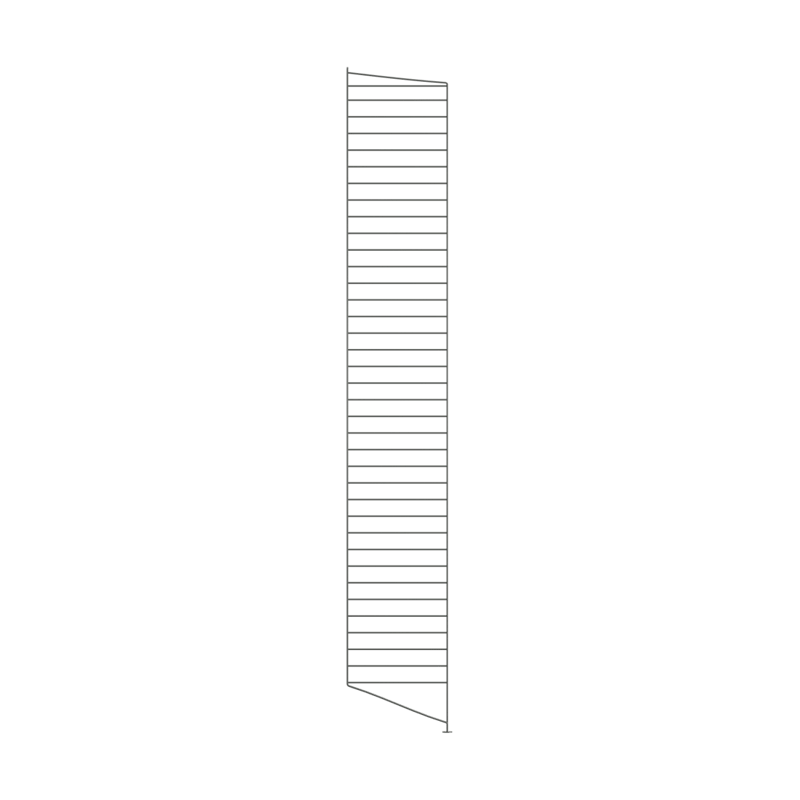 String String floor panels Dark grey, 200x30 cm, 1-pack