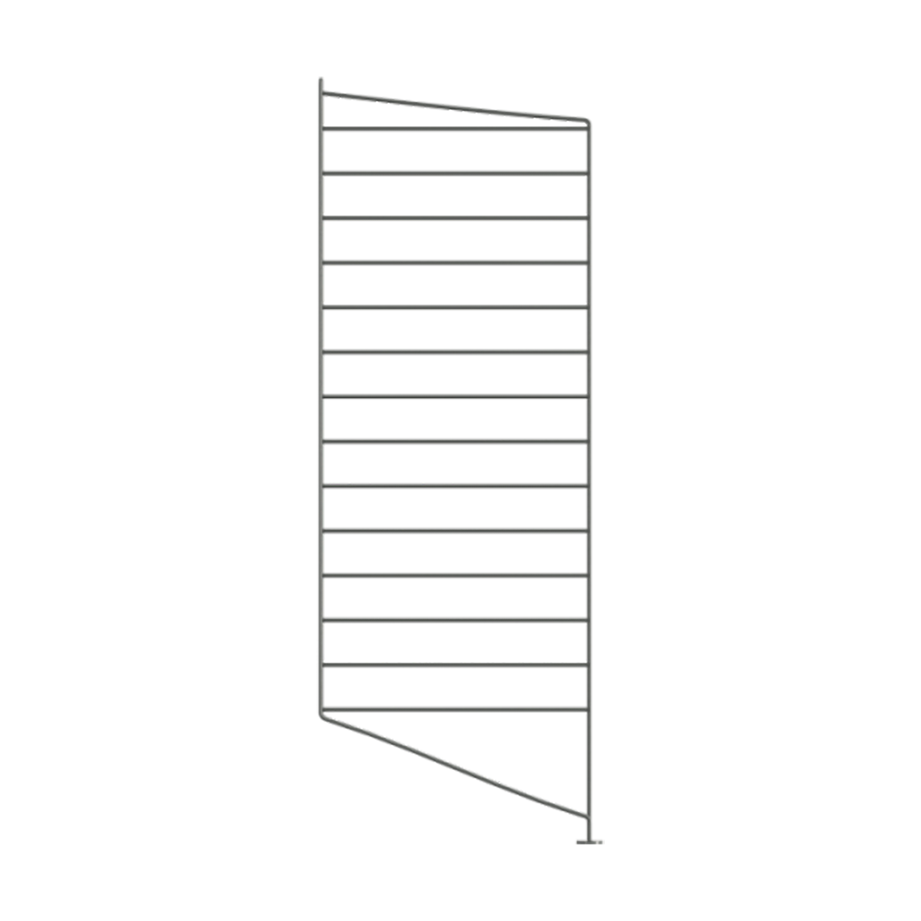 String String floor panels Dark grey, 85x30 cm, 1-pack