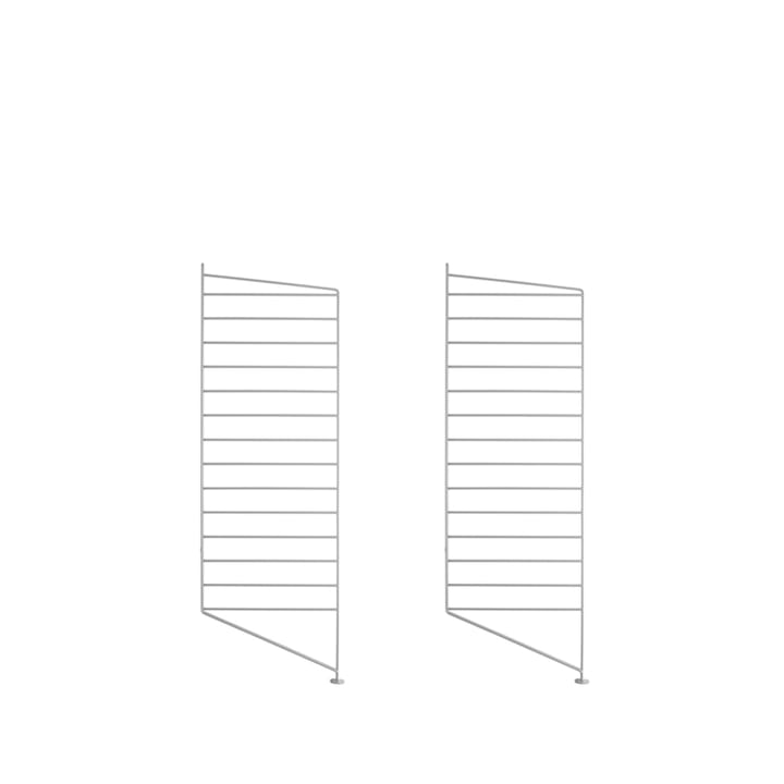 String floor panels - Grey, 85x30 cm, 2-pack - String