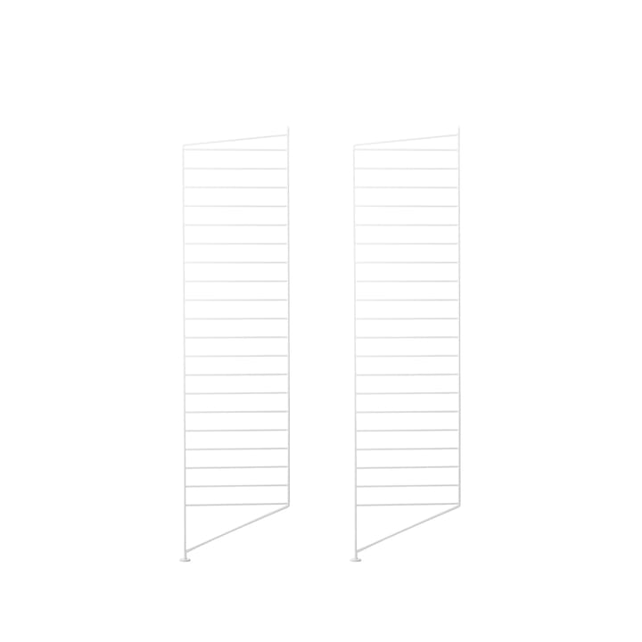 String floor panels - White, 115x30 cm, 2-pack - String