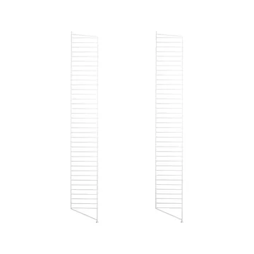 String floor panels - White, 200x30 cm, 2-pack - String