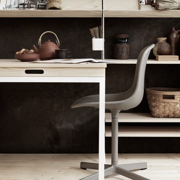 String folding table - Grey-grey metal legs - String