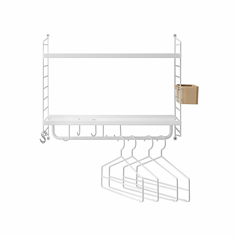 String hall wall shelf White | Scandinavian Design | Shelves & shelving systems | White