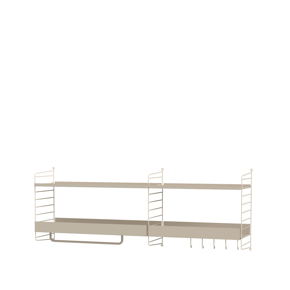 String hallway beige - Combination J | Scandinavian Design | Beige