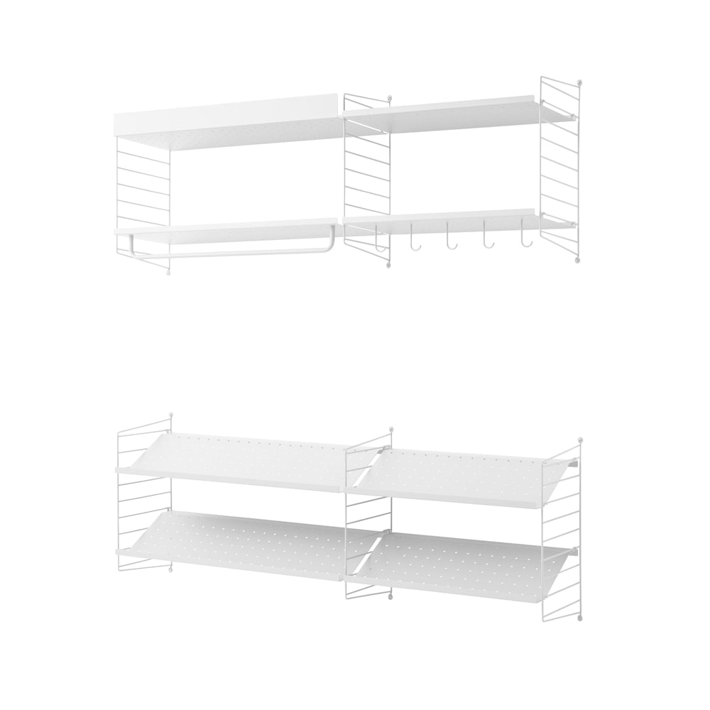 String hallway white - combination C | Scandinavian Design | White