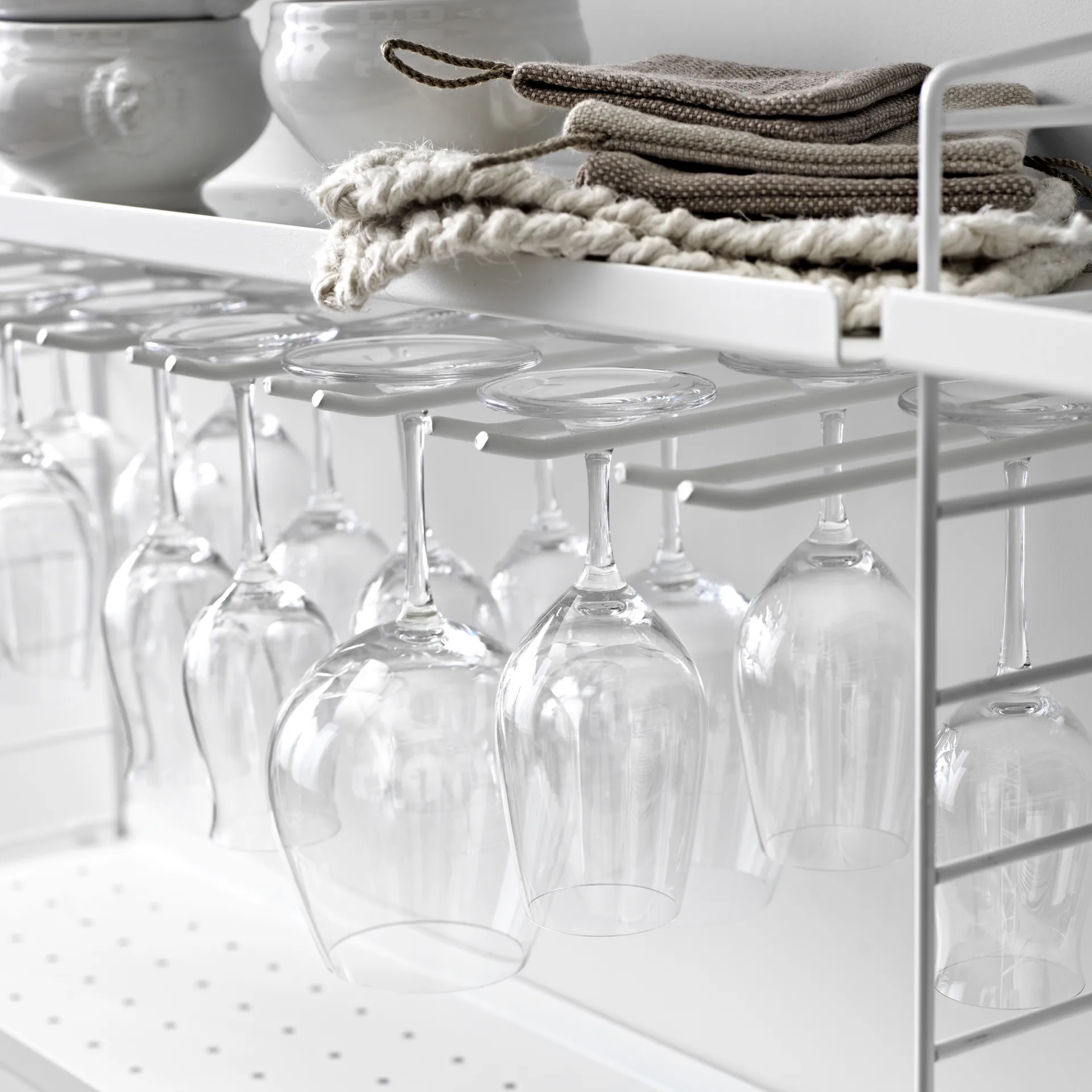 String hanger racks 2-pack, Black, 30cm String