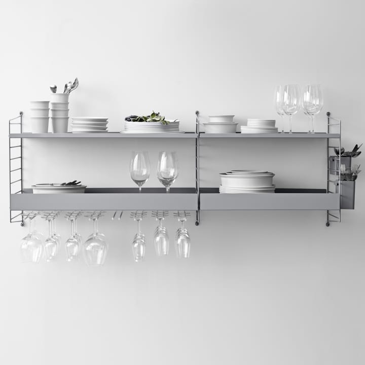 String hanger racks 2-pack, Grey, 30cm String
