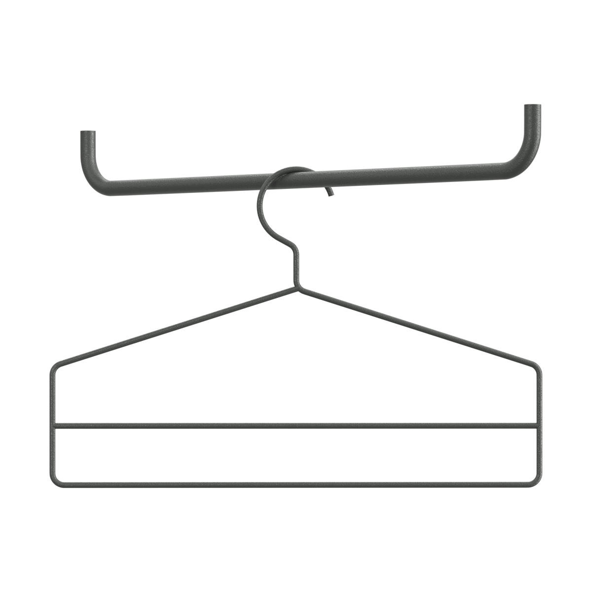 String String hangers 4-pack Dark grey