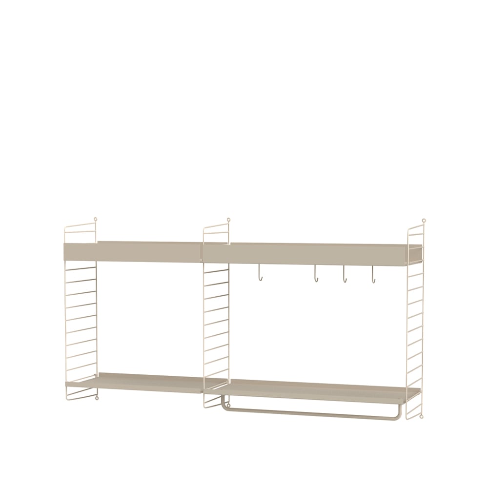 String kitchen beige - Combination A | Scandinavian Design | Beige