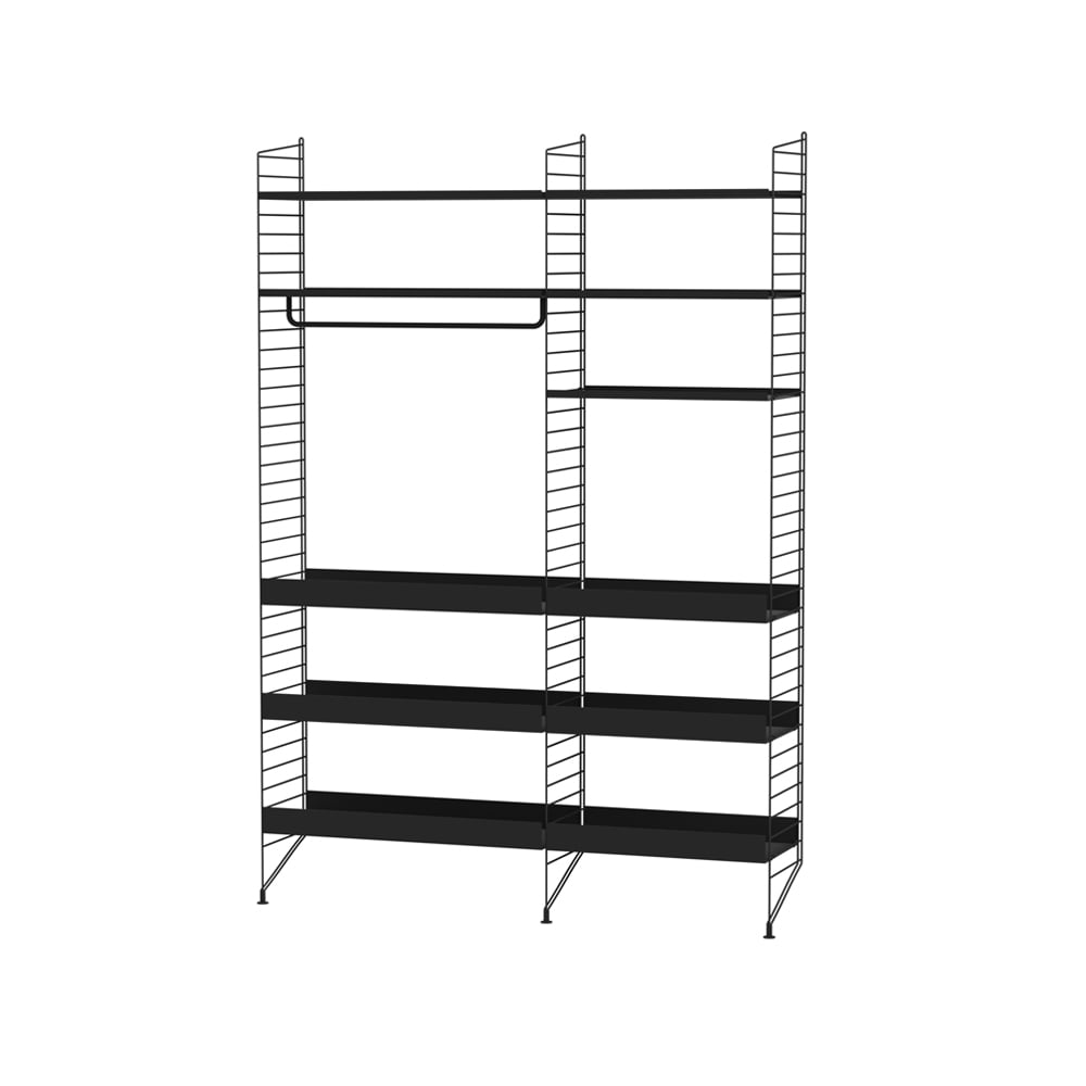 String kitchen black - Combination F | Scandinavian Design | Black