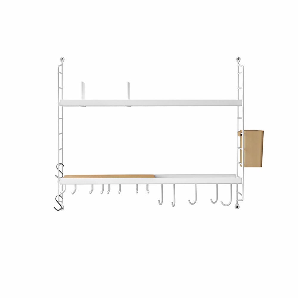 String kitchen wall shelf White | Scandinavian Design | Shelves & shelving systems | White