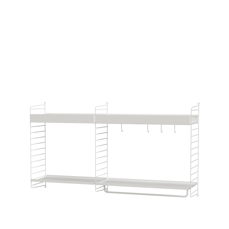 String String wall panels White, 75x30 cm, 2-pack