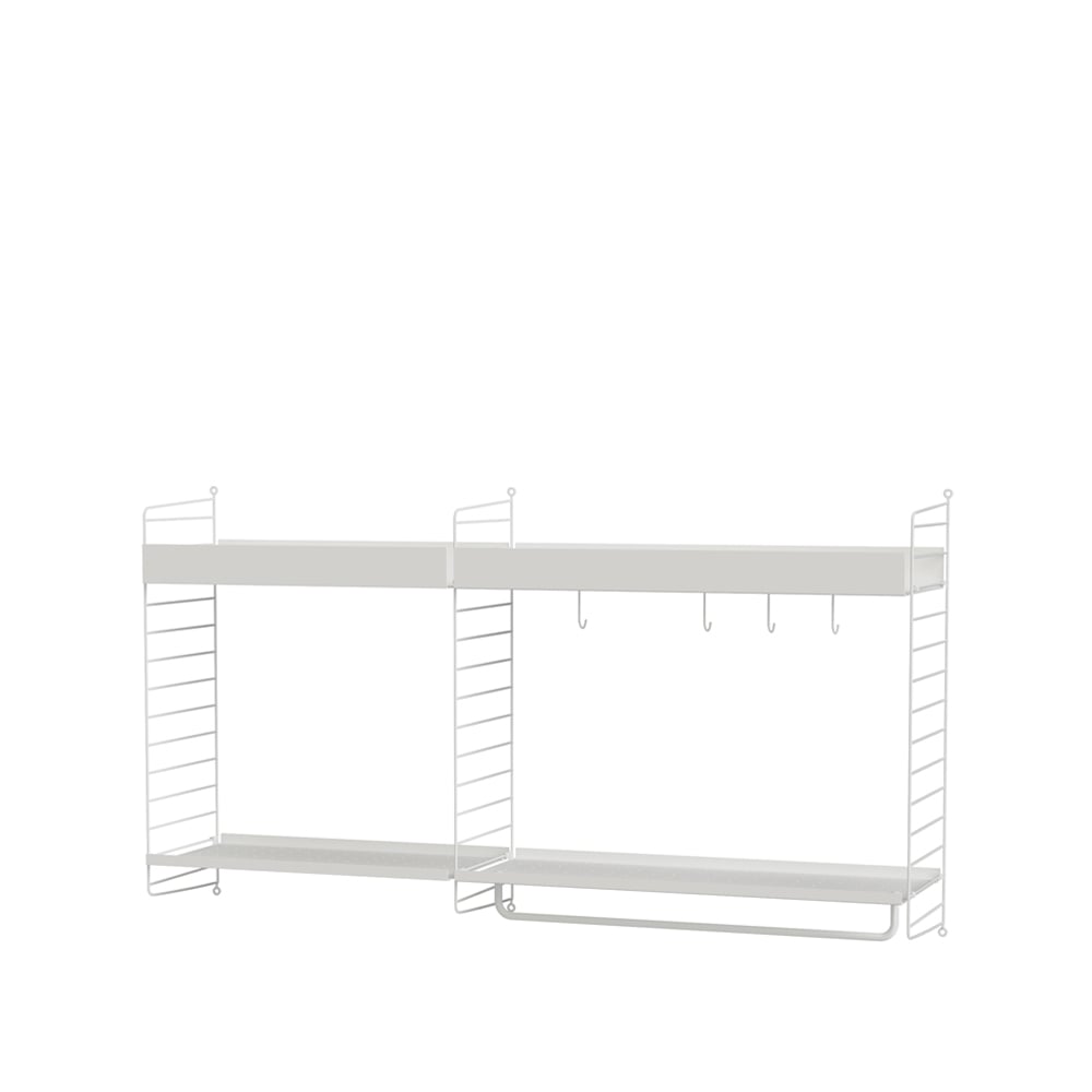 String String wall panels White, 75x30 cm, 2-pack