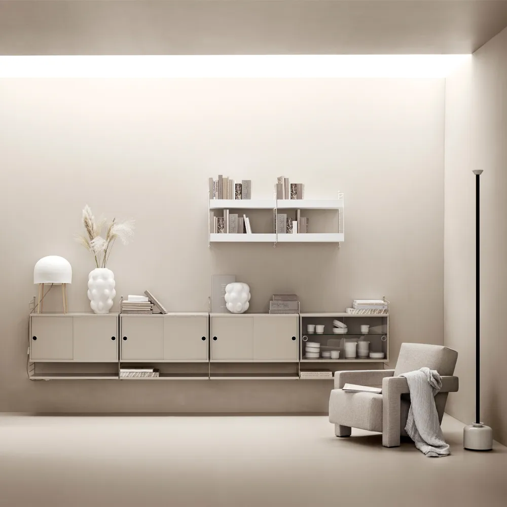 String living room ash & beige - Combination E String