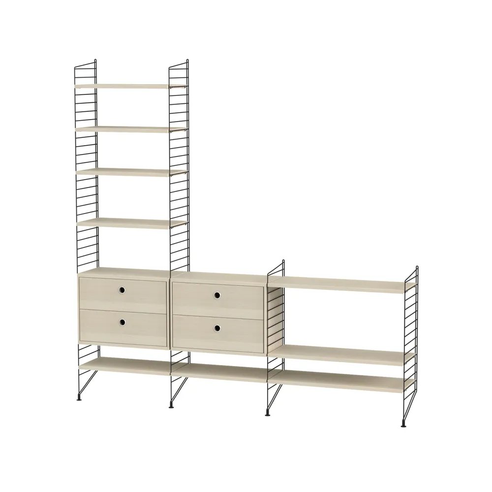 String living room ash & black - Combination J,  String