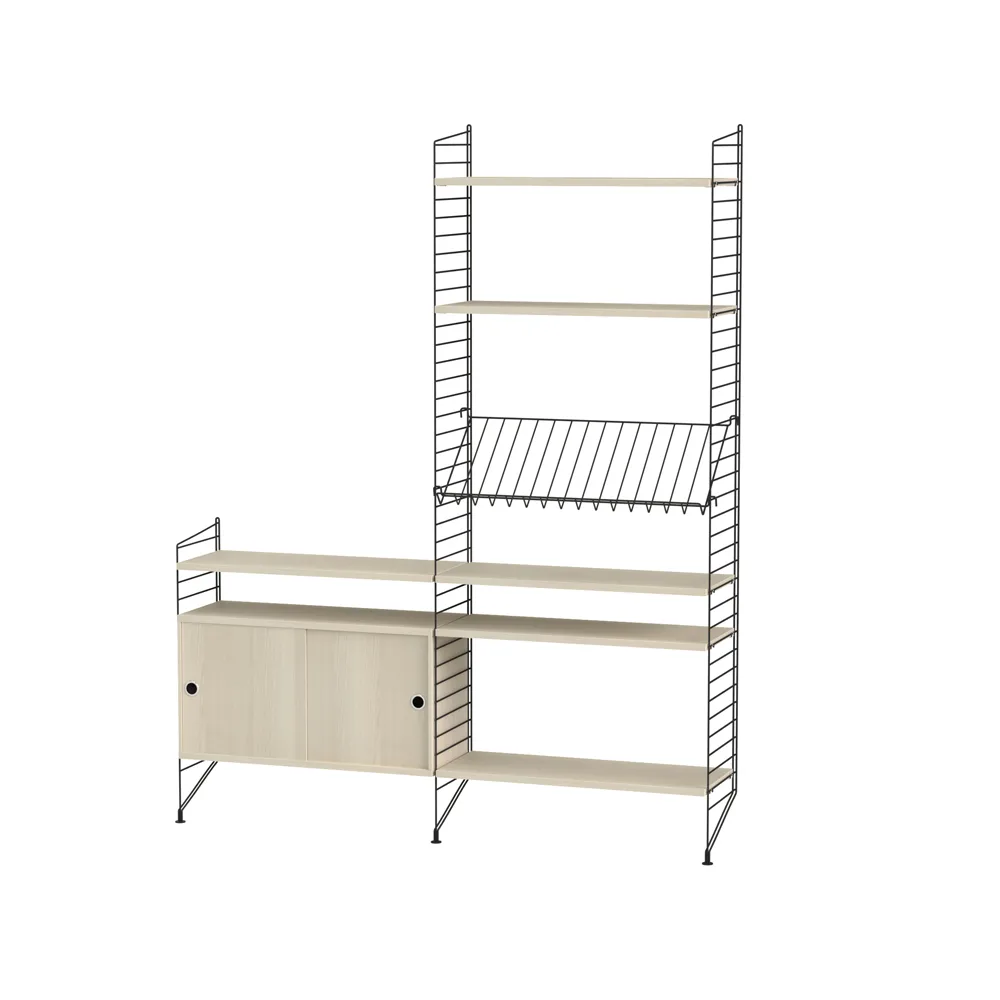 String living room ash & black - Combination K,  String