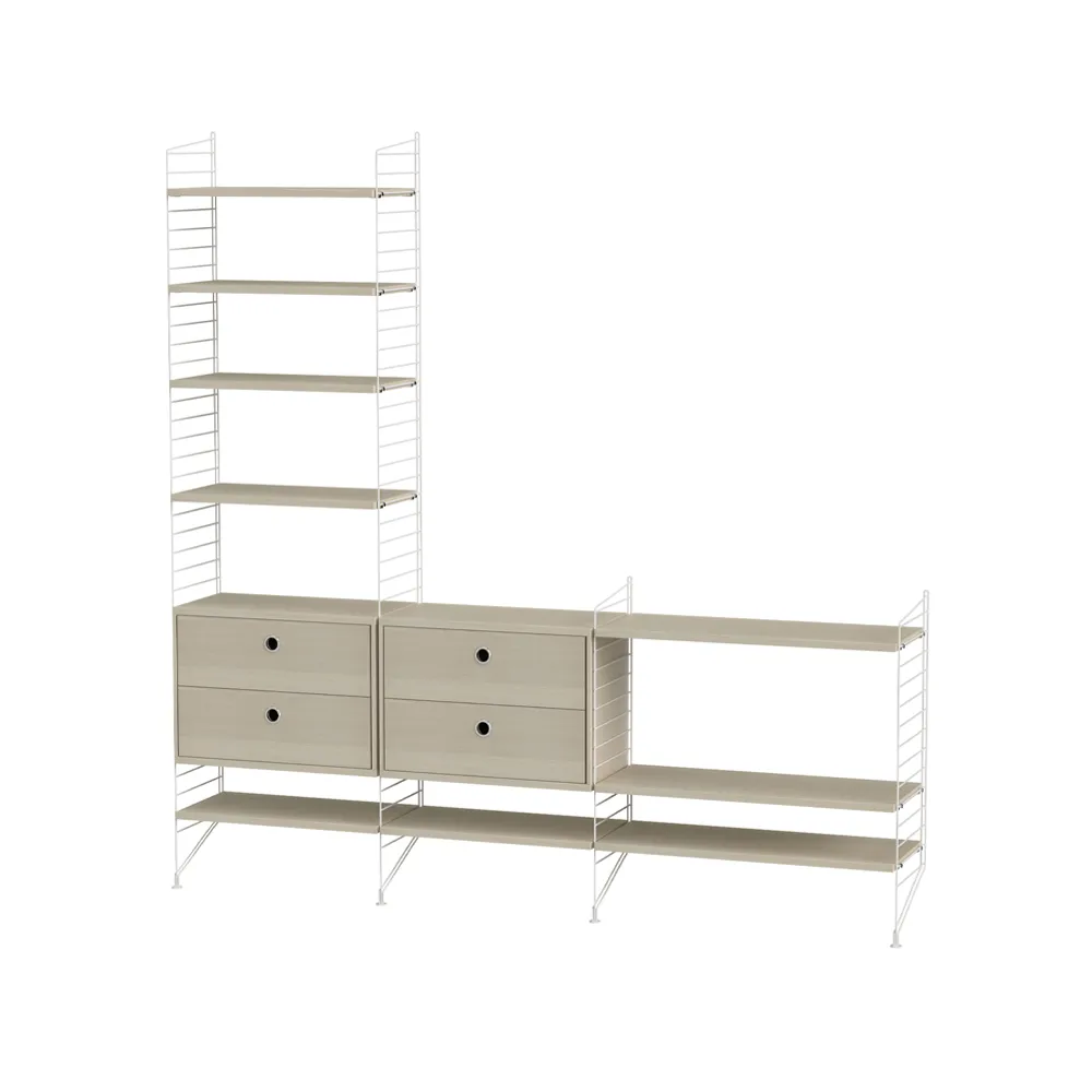 String living room ash & white - Combination J String