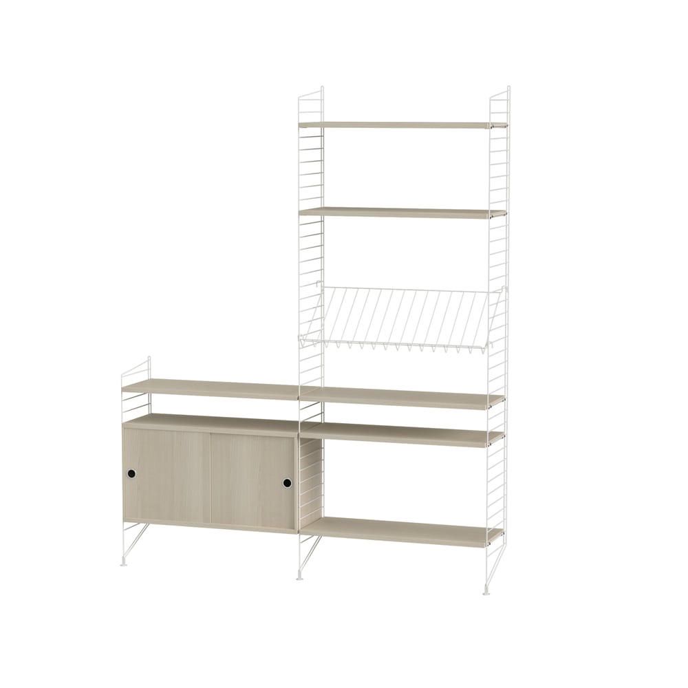 String living room ash & white - Combination K | Scandinavian Design | Beige