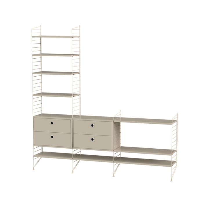 String living room beige - Combination J String