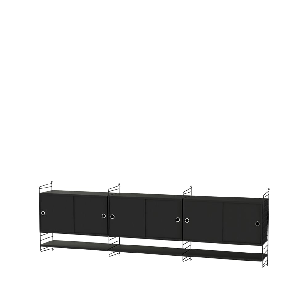 String living room black - Combination E | Scandinavian Design | Black