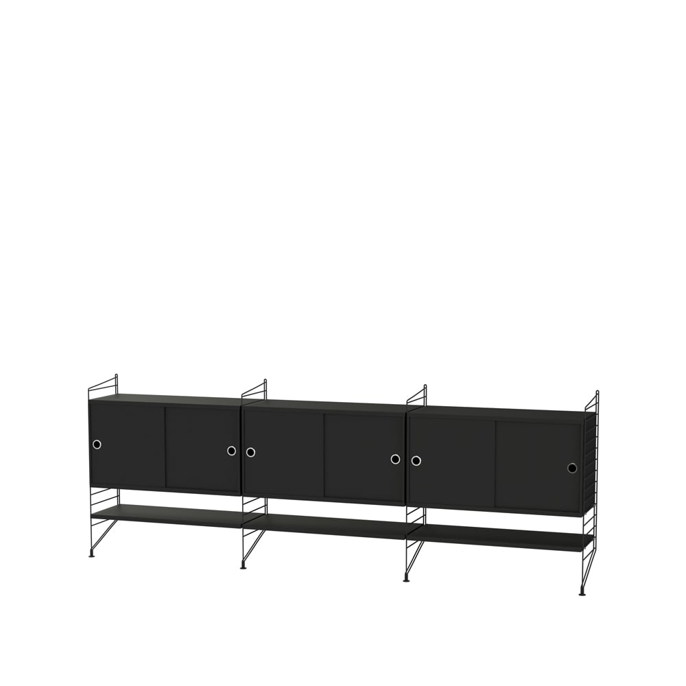 String living room black - Combination F | Scandinavian Design | Black