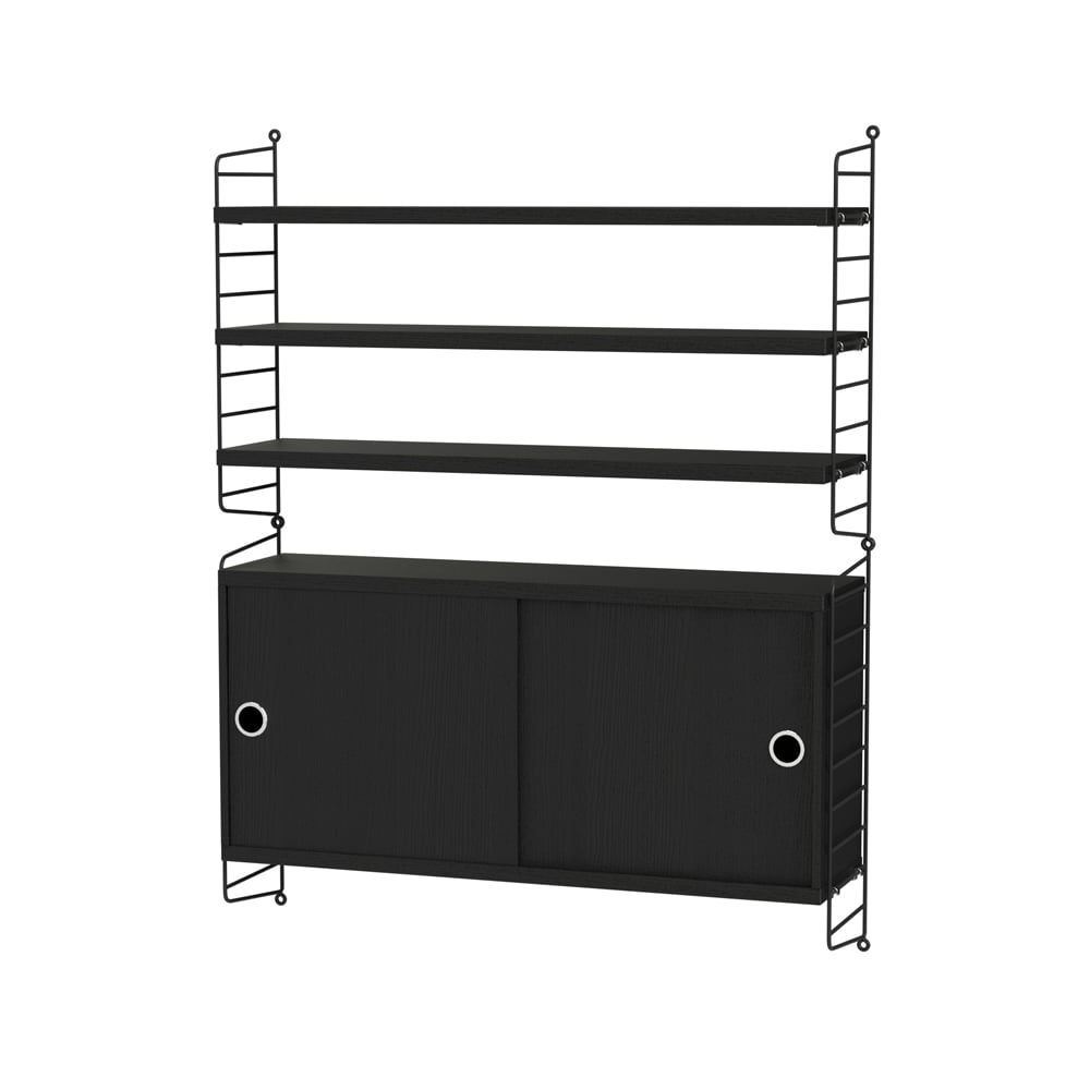 String living room black - Combination I | Scandinavian Design | Black