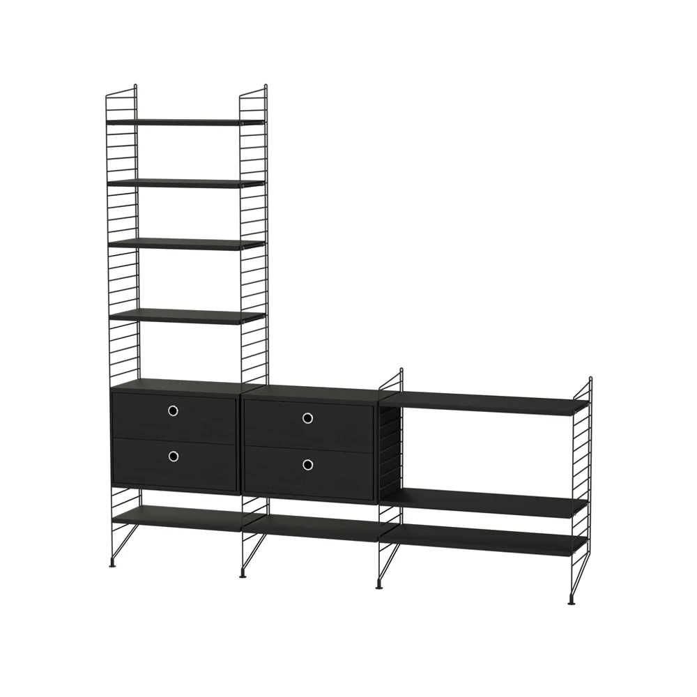 String living room black - Combination J String