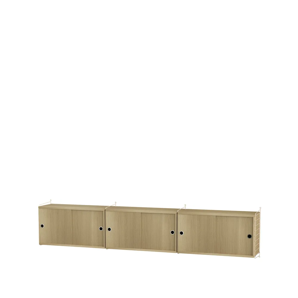 String living room oak & beige - Combination D,  String