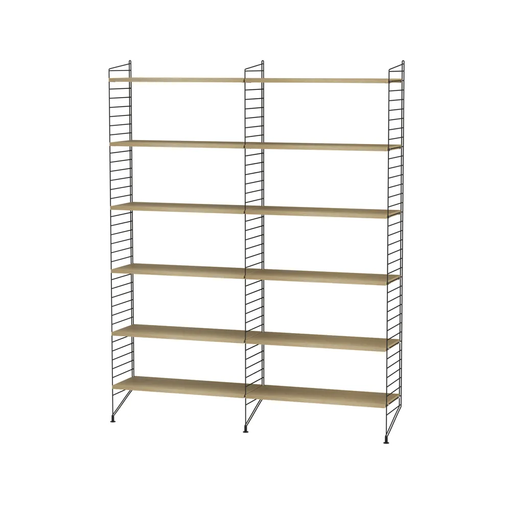 String living room oak & black - Combination A String