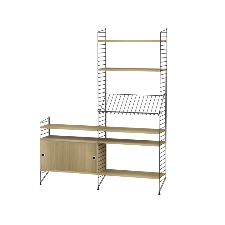 String living room oak & black - Combination K - undefined - String