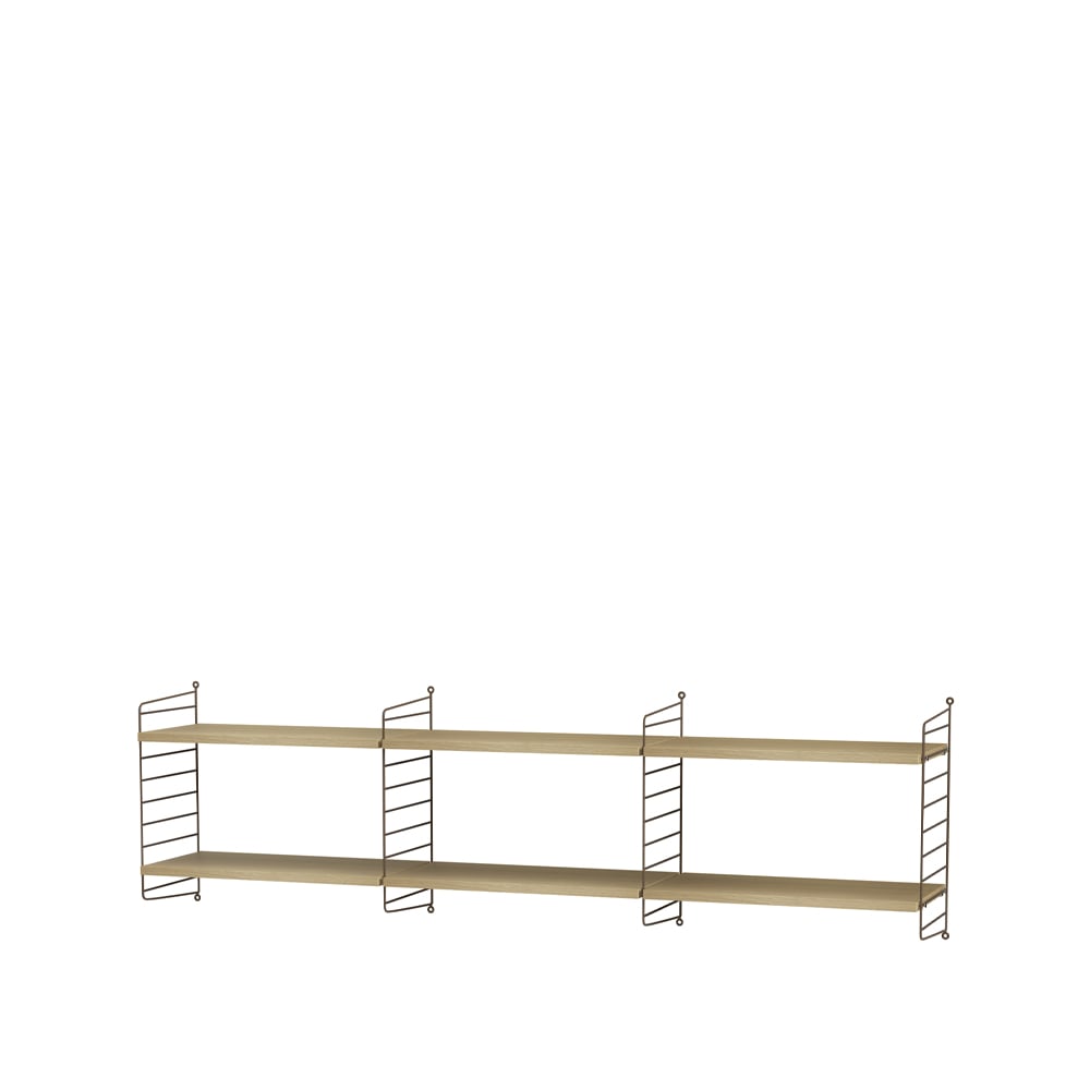 String living room oak & brown - Combination O | Scandinavian Design | Beige