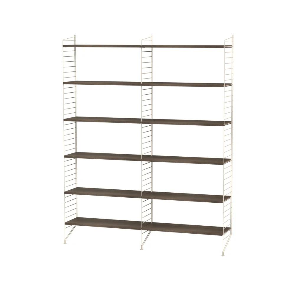 String living room walnut & beige - Combination A String