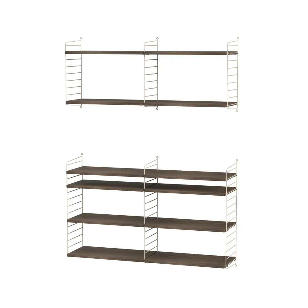 String living room walnut & beige - Combination N String