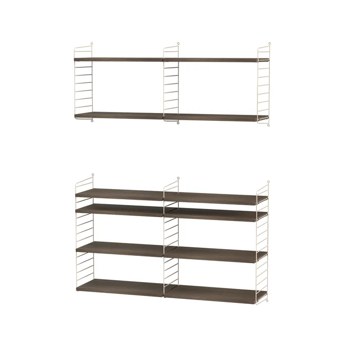 String living room walnut & beige - Combination N - undefined - String