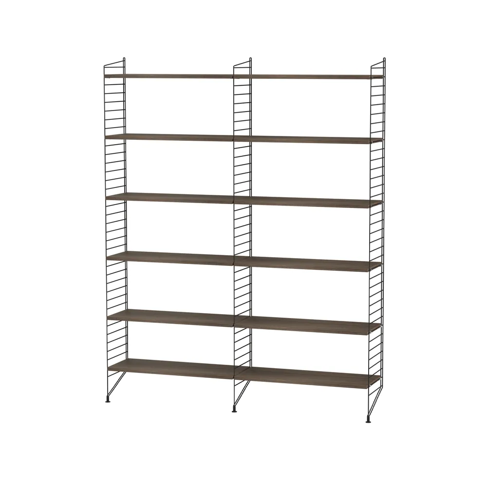 String living room walnut & black - Combination A String